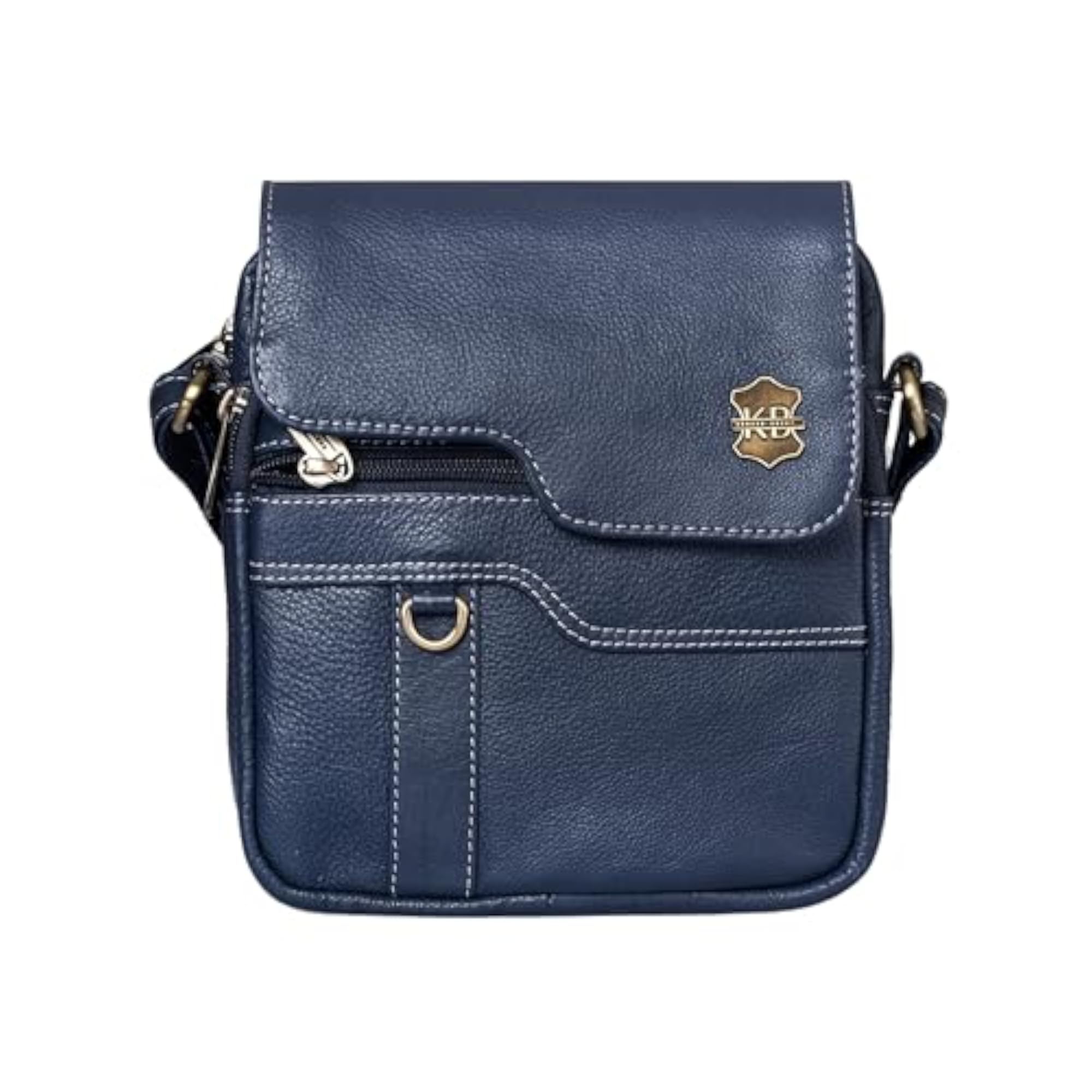 Genuine Leather Messenger Sling Bag, Multipurpose for Travel